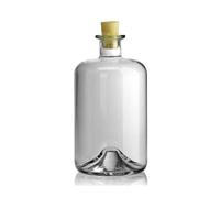 Carafe en verre APOTHICAIRE 70cl Mabouteille® - Bouteille personnalisée avec Logo, Texte, message… [ Carafe eau verre ]