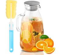 Carafe en verre borosilicate 3 L avec couvercle inox Vendos85