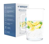 Carafe en verre borosilicate - Wessper D2 BOROSILICATE- 3 L - Résistant à la chaleur -Verre borosilicaté - transparent