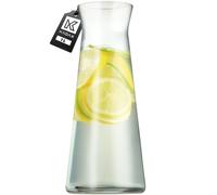KADAX Carafe en verre, carafe à eau en verre robuste, carafe à boissons résistante au lave-vaisselle, carafe à eau sans plomb, carafe pour eau, jus, limonade, lait (1L - 1 pièce) … B0CHMQ2KP3