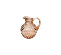 Carafe en verre marron, ronde - Chehoma, Diamant - Ø19x23 cm