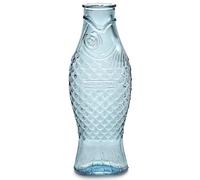 Serax Bouteille en verre Fish & Fish 85 cl Light blue