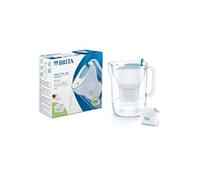 Carafe filtrante bleu 2,4L dont 1,4L d'eau filtrée avec une 1 cartouche - - Bleu - Plastique