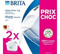 Carafe filtrante Brita Aluna Calendar 2 PC Maxtra Pro Blanc Blanc G
