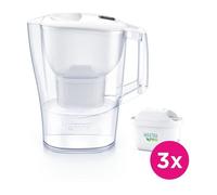 Carafe Filtrante Brita - Aluna Calendar Blanche - Capacité 2,4l Dont 1 Brita
