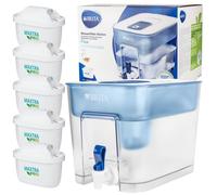 Carafe filtrante - Brita - Flow 8 2L - 5 filtres Maxtra PRO - Grande capacité - Robinet pratique
