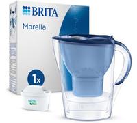 Carafe filtrante BRITA - Marella Bleue - Capacité 2,4L dont 1,4L d'eau filtrée - 1 Cartouche Maxtra Pro All-In-1 incluse
