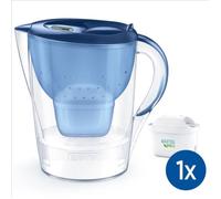 Carafe filtrante BRITA - Marella Bleu XL - Capacité 3,5L dont 2,5L d'eau filtrée - 1 Cartouche Maxtra Pro All-In-1 incluse