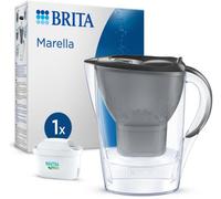 Carafe filtrante BRITA - Marella Graphite - Capacité 2,4L dont 1,4L d'eau filtrée - 1 Cartouche Maxtra Pro All-In-1 incluse