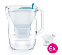 Carafe filtrante Brita Style avec 6 cartouches filtrantes Maxtra Pro 1052570 Bleu