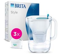 Carafe filtrante BRITA - Style Bleu - Capacité 2,4L dont 1,4L d'eau filtrée - 3 mois MAXTRA PRO