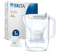 Carafe filtrante BRITA - Style XL Grise - Capacité 3,6L dont 2,3L d'eau filtrée - 1 Cartouche Maxtra Pro All-In-1 incluse