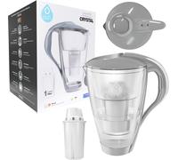 Carafe filtrante Dafi Crystal 2l grise + filtre à eau Dafi Classic