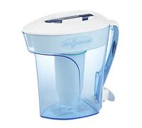 Carafe filtrante d'eau 2,4 litres, avec Indicateur de qualité d'eau gratuit | Sans BPA et certifié pour réduire le plomb et les autres métaux lourds | Cartouche de filtre à eau incluse