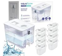 Carafe Filtrante Distributeur d'eau filtrée Aquafloow - Inclus 8 Cartouche Filtrante Aquafloow