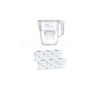 Carafe filtrante + lot de 6 cartouches filtrantes Little Balance 8634 translucide