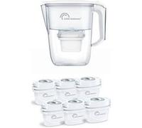 Carafe filtrante + lot de 6 cartouches filtrantes Little Balance 8634 translucide
