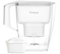 Sodapop 10029101 Carafe filtrante 3 l blanc, transparent