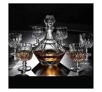 carafe, Glass Carafe,Decanters for Alcohol, Decanter Decanter Wine Decanter Decanter and Glasses Set 100% Glass Decanter 800ml