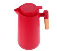 Carafe Isotherme 1l Rouge, Pichet à Bec Verseur pour Bureau et Fêtes | Double Paroi Verre et Plastique, Design Nordique Simple, Usage Pratique, Capacité 34 Oz, Style Élégant