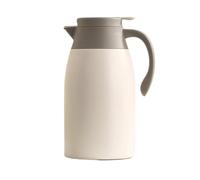Carafe isotherme 2L en acier inoxydable, idéale for les boissons chaudes et froides comme le café et le thé.(Bianco)