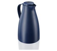 Leifheit Pichet isotherme Harmonic 1L – étanche, chaud 24 h, sans BPA, ouverture 1 main, bleu