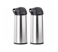 Rosenstein & Söhne 2 pichets isothermes à double paroi en acier inoxydable - 1,9 L