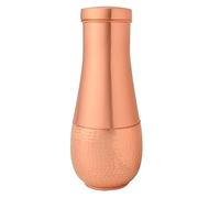 Carafe latérale de lit en cuivre pur pour les bienfaits de la santé ayurvédique - Capacité de 1800 ml