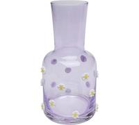 Carafe Party violette fleurs Kare Design