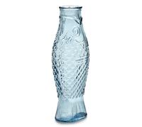 Serax Carafe en verre Fish & Fish par Paola Navone 850 ml Bleu clair