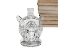 Carafe pour whisky - bouteille distributeur d'alcool - accessoire pour bar en forme de tête de tigre à collectionner cadeau pour anniversaire, fête des pères, Saint mariage, fête