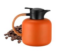 Carafe thermique 2 litres poignée antidérapante sous vide | Capacité cafetière côté lit et pour jus, thé, boisson au chocolat, maison, bureau, fête, restaurant, affaires, camping