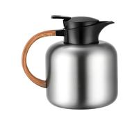 Carafe thermique pour café 2 litres acier inoxydable isolé | Carafe à café de grande capacité pour table de nuit pour boissons chaudes froides, thé, maison, bureau, appartement