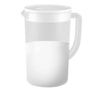 Carafe transparente avec couvercle - Carafe à eau de 2,7 L Conteneurs de jus | Machine à thé glacé transparent, bouteille d'eau pour réfrigérateur, bouilloire à lait froid