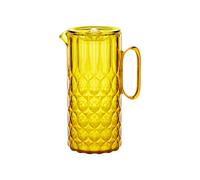 Guzzini - Vanity, Carafe avec couvercle en Bio-based SAN et Bio-based SMMA - TERRA (Jaune Safran)