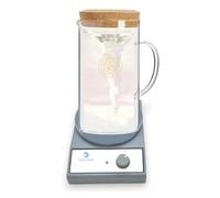 Carafe Vortex Dynamisante - Dynamiseur Vortex Eau - Carafe Design 1,5 L - testeur de tension induite - Technologie innovante Vortex