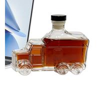Carafes À Alcool | Décor Conteneur Whisky Design Camion | Contenant 375ml (38cl) Pour Bureau Avec Bouchon Pour Anniversaire Maison Mariage Bar