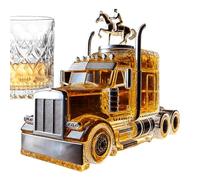 Carafes À Alcool, Distributeur À Bourbon Camion Semi Remorque, Contenant à Liqueur 375 ml avec Bouchon pour Organiser Brunch Apéritif Bar Mariage Anniversaire Cuisine