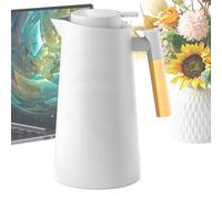 Carafes à café pour garder au chaud - Théière isotherme de 1000 ml avec doublure en verre - Carafe à café thermique, pichet à eau, carafe à thé, distributeur de boissons pour voyage, camping