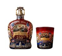 Carafes à whisky commémoratives du 250e anniversaire, bouteille d ' alcool unique pour les fêtes de fin d ' année avec patriotique, récipient irlandais en verre recyclable