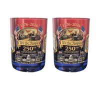 Carafes à whisky commémoratives du 250e anniversaire, bouteille d ' alcool unique pour les fêtes de fin d ' année avec patriotique, récipient irlandais en verre recyclable