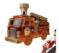 Carafes Pour Alcools - 30 n Verre Camion De Pompiers Décoration De Table - Verre à whisky et Bouteille à vin | Cadeau Pour Homme Anniversaire Frère Bureau Bar Restaurant Whisky Bourbon Vodka