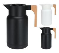 CARAFFA/BROCCA TERMICA CON MANICO IN LEGNO COLORE ASSORTITO