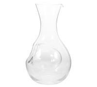 Carafon à Vin en Verre Refroidissement Rapide, 400ml pour Dégustation | Encoche Pouce, Maintien Thermique, Usage Polyvalent, Dîners Décontractés et Soirées
