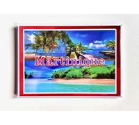 Caraïbes - Martinique, souvenir de la Martinique - Aimant de réfrigérateur - Souvenir de voyage des Caraïbes - Cadeau des Antilles Caraïbes 3007