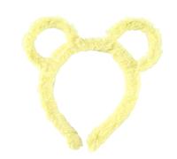caralin Bandeau d'hiver épais en peluche pour femme avec oreilles d'ours rondes et bandeau LY, environ 16 x 18 cm