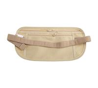 caralin Ceinture porte-monnaie améliorée pour voyage de sécurité pour espèces, cartes de crédit, clés et passeport, kaki, environ 13 x 26 cm