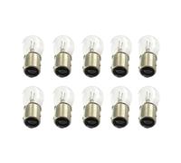 CARALL 10 Pièces d'Ampoules Halogènes 12V Pour Voiture (P21/4W BAZ15D asymétrique 12V 21/4W)