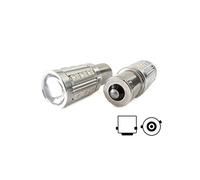 CARALL LS8321 Lampe LED BAU15S PY21W 21 Smd 5730 Orange Pieds Décalés 12V Flèches De Voiture Lumières Avec Loupe - 2 Pièces