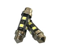 CARALL* T11 C5W SMD 2835 Lampe torpille à LED 24 V, sans polarité, 360 degrés, blanc froid, à longue durée de vie 36mm
